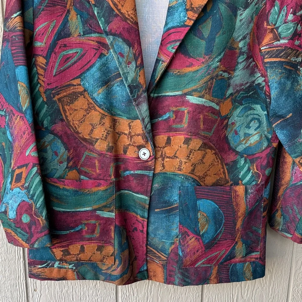 Vintage Abstract Women's Jacket